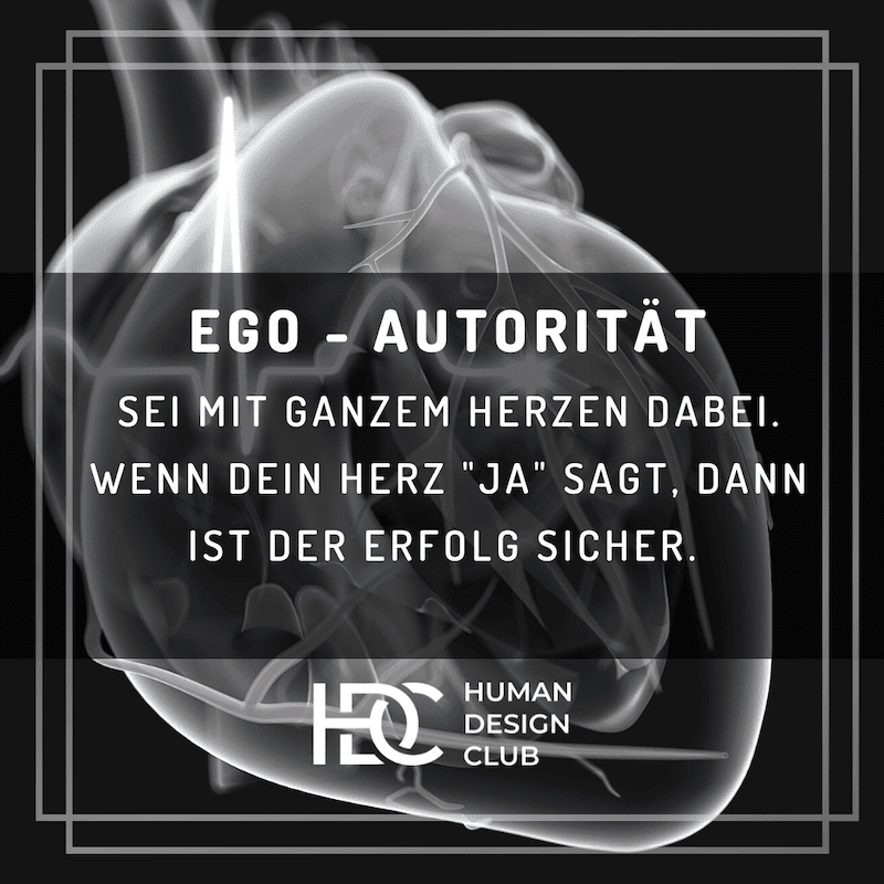 Human Design Ego Autorität