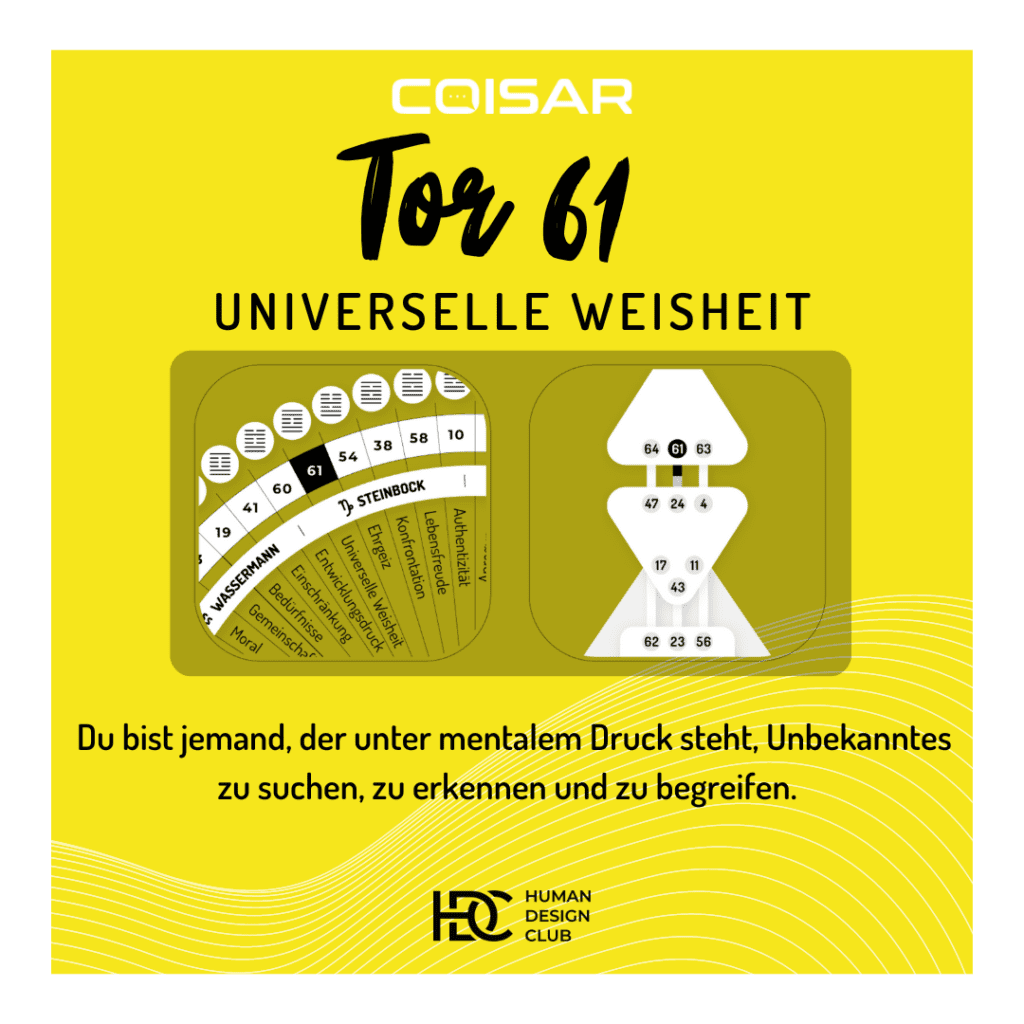 Tor 61 - Universelle Weisheit