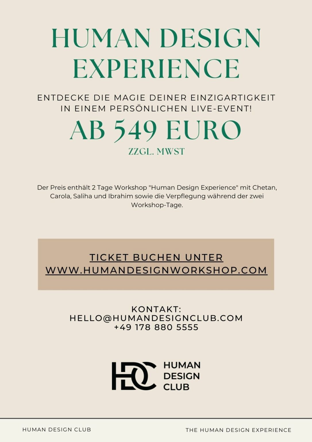Chetan Parkyn Event Berlin - Human Design Experience 13